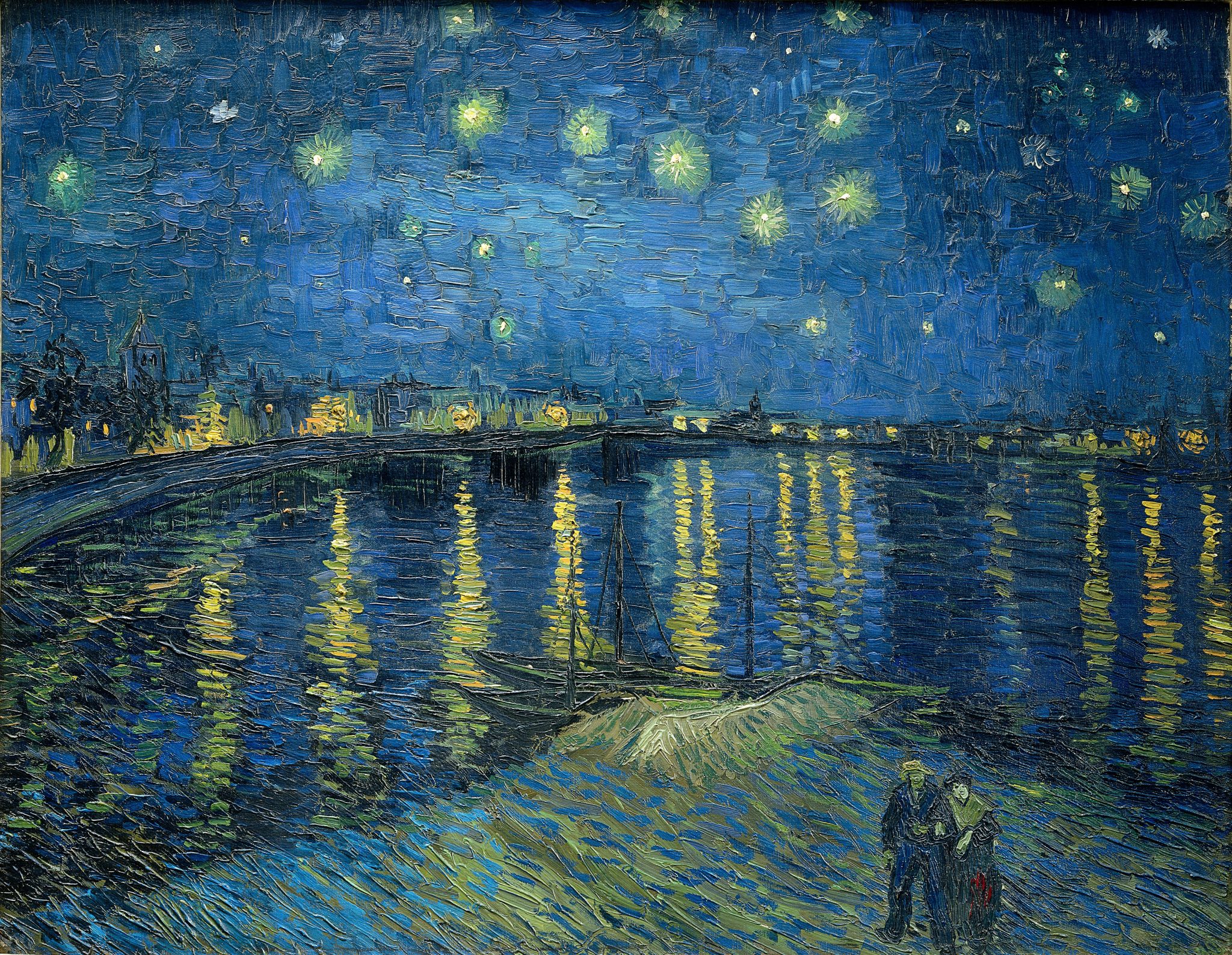 Starry Night Over the Rhone by Vincent Van Gogh